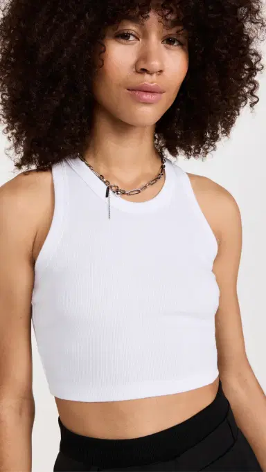 Leset Kelly Racerback Tank White | Thumbnail 2 Leset Kelly Racerback Tank White | Thumbnail 2