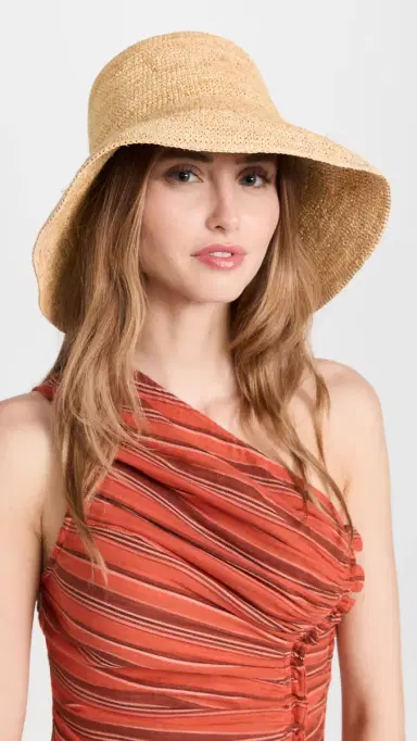 Jenni Kayne Crochet Raffia Sun Hat Natural | Thumbnail 3 Jenni Kayne Crochet Raffia Sun Hat Natural | Thumbnail 3