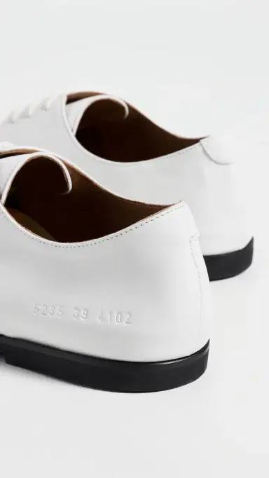 Common Projects Soft Derby Shoes In Leather Off White | Thumbnail 4 Common Projects Soft Derby Shoes In Leather Off White | Thumbnail 4