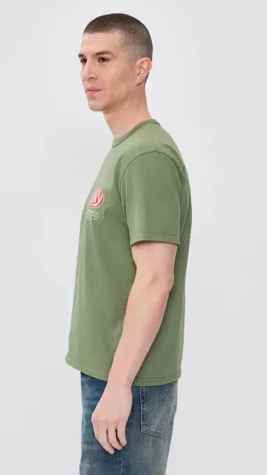 Knickerbocker KNY Heavyweight T-Shirt Olive | Thumbnail 4 Knickerbocker KNY Heavyweight T-Shirt Olive | Thumbnail 4