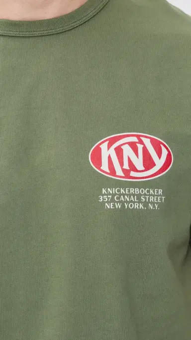 Knickerbocker KNY Heavyweight T-Shirt Olive | Thumbnail 6 Knickerbocker KNY Heavyweight T-Shirt Olive | Thumbnail 6