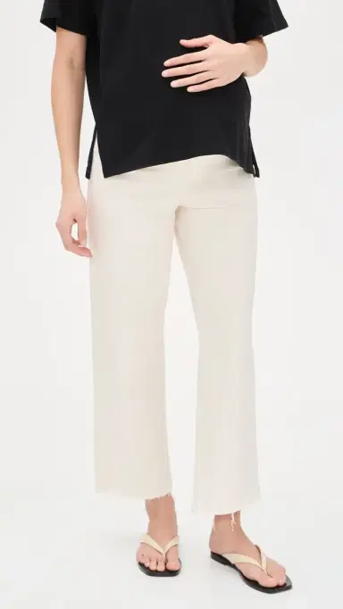 Madewell Maternity Perfect Vintage Wide Crop Jeans Vintage Canvas | Thumbnail 2 Madewell Maternity Perfect Vintage Wide Crop Jeans Vintage Canvas | Thumbnail 2