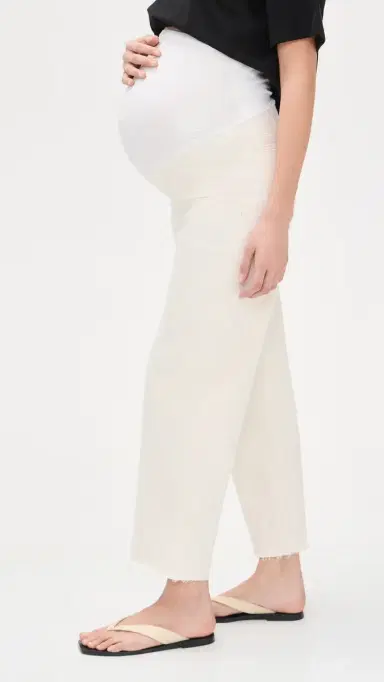Madewell Maternity Perfect Vintage Wide Crop Jeans Vintage Canvas | Thumbnail 4 Madewell Maternity Perfect Vintage Wide Crop Jeans Vintage Canvas | Thumbnail 4