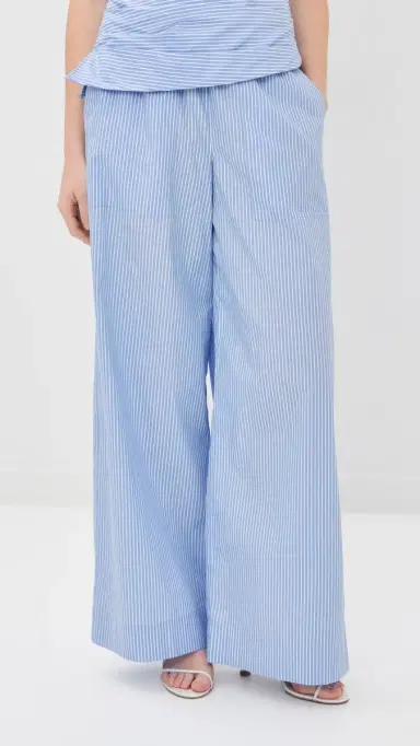 SIMKHAI Arden Pants Periwinkle tripe | Thumbnail 2 SIMKHAI Arden Pants Periwinkle tripe | Thumbnail 2