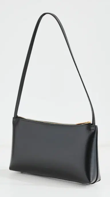 Mansur Gavriel Gaia Shoulder Bag Black/Flamma One Size | Thumbnail 4 Mansur Gavriel Gaia Shoulder Bag Black/Flamma One Size | Thumbnail 4