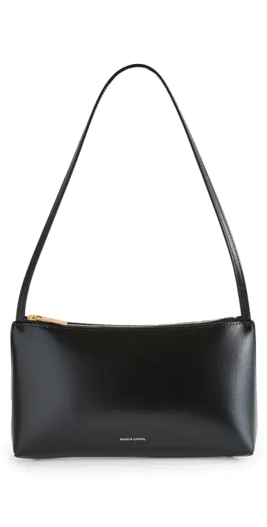 Mansur Gavriel Gaia Shoulder Bag Black/Flamma One Size | Thumbnail 1 Mansur Gavriel Gaia Shoulder Bag Black/Flamma One Size | Thumbnail 1