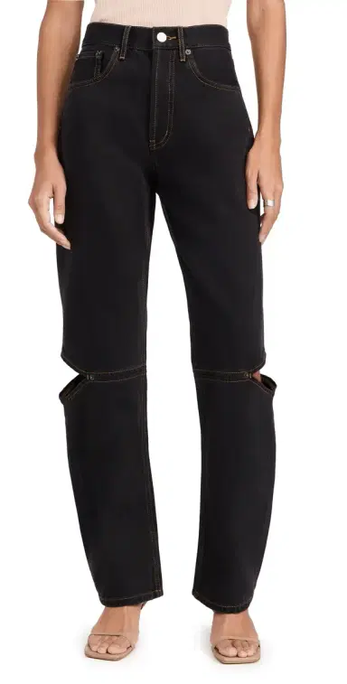 STILL HERE Cowgirl Jeans Washed Black | Thumbnail 1 STILL HERE Cowgirl Jeans Washed Black | Thumbnail 1