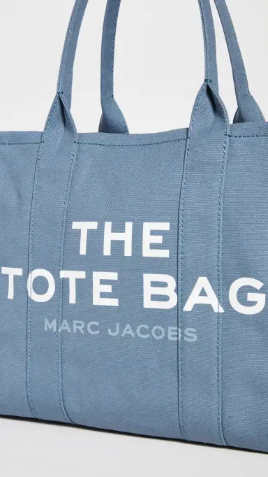 Marc Jacobs The Large Tote Bag Blue Shadow One Size | Thumbnail 5 Marc Jacobs The Large Tote Bag Blue Shadow One Size | Thumbnail 5