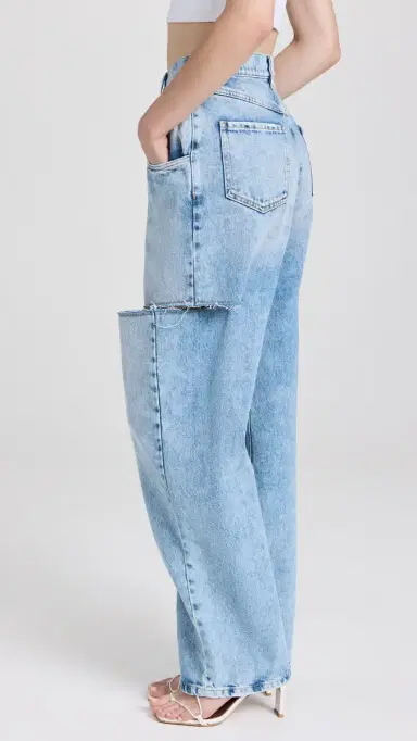 Maison Margiela Denim Jeans with Slash Details Blue 42 | Thumbnail 5 Maison Margiela Denim Jeans with Slash Details Blue 42 | Thumbnail 5