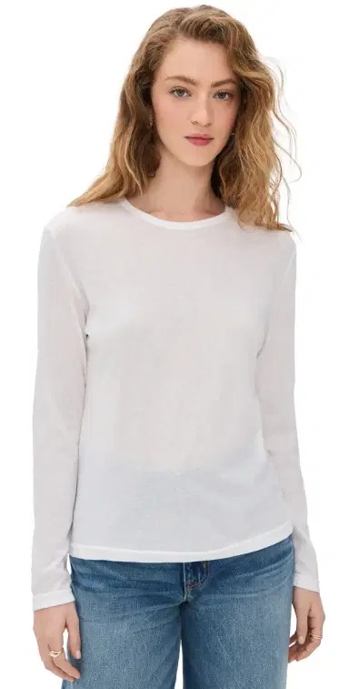 PARKE Classic Long Sleeve White | Thumbnail 1 PARKE Classic Long Sleeve White | Thumbnail 1
