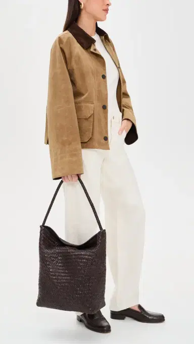 Madewell The Signature Woven Collection Bucket Bag Coffee Bean | Thumbnail 3 Madewell The Signature Woven Collection Bucket Bag Coffee Bean | Thumbnail 3