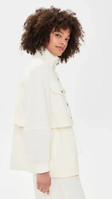 Apiece Apart Long Selva Jacket Cream | Thumbnail 4 Apiece Apart Long Selva Jacket Cream | Thumbnail 4