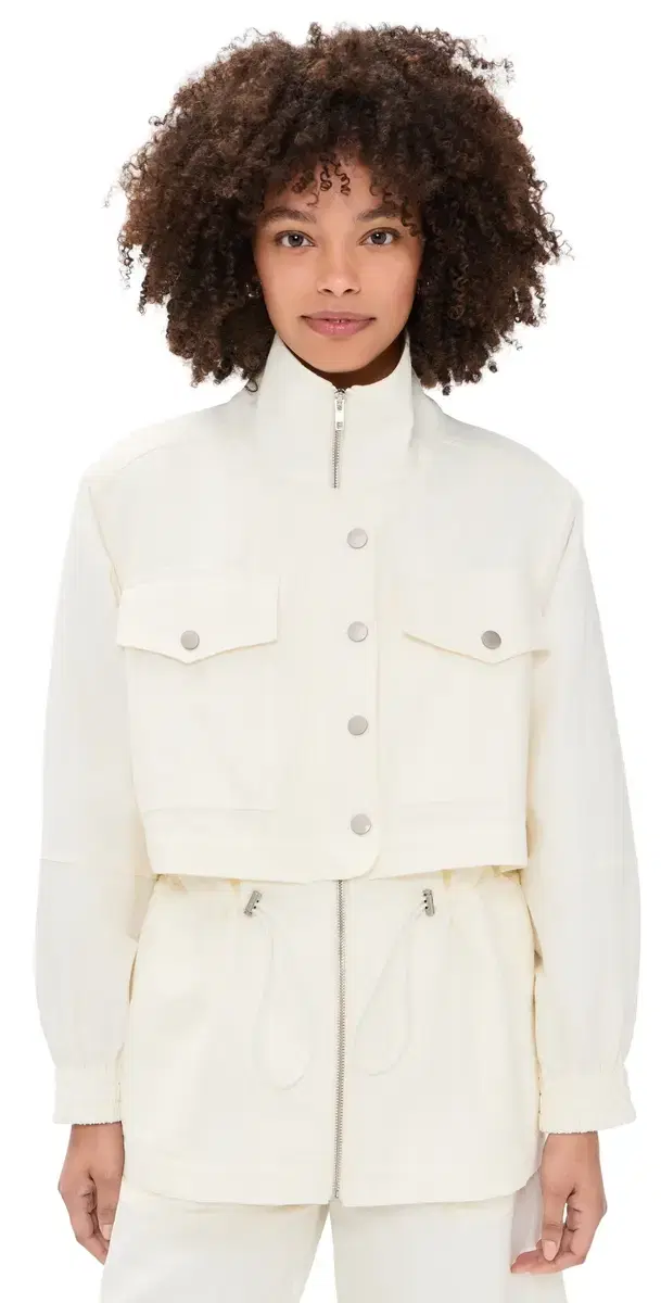 Long elva Jacket Cream Long elva Jacket Cream