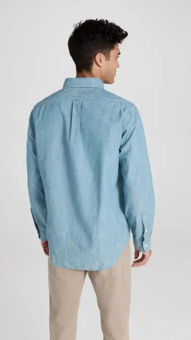 Polo Ralph Lauren Classic Fit Chambray Shirt Chambray | Thumbnail 3 Polo Ralph Lauren Classic Fit Chambray Shirt Chambray | Thumbnail 3