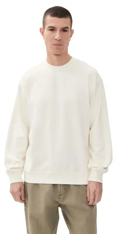Madewell The McCarren Midweight Crewneck Sweatshirt Vintage Ivory L | Thumbnail 1 Madewell The McCarren Midweight Crewneck Sweatshirt Vintage Ivory L | Thumbnail 1