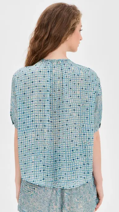 Natalie Martin Collection Violet Top Delphi Sky | Thumbnail 3 Natalie Martin Collection Violet Top Delphi Sky | Thumbnail 3