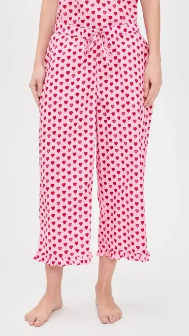 Printfresh Back To Bed Cropped Set ini Candy Hearts | Thumbnail 5 Printfresh Back To Bed Cropped Set ini Candy Hearts | Thumbnail 5