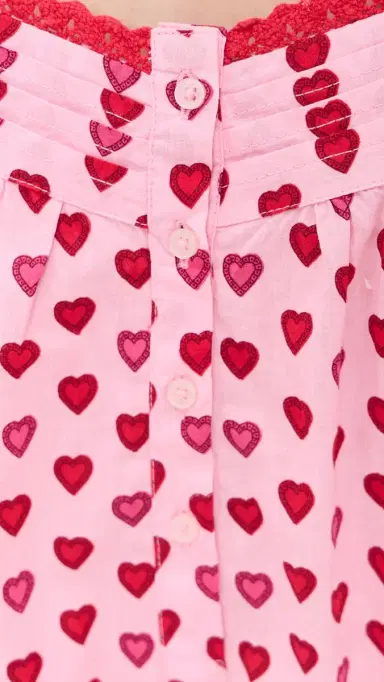 Printfresh Back To Bed Cropped Set ini Candy Hearts | Thumbnail 6 Printfresh Back To Bed Cropped Set ini Candy Hearts | Thumbnail 6