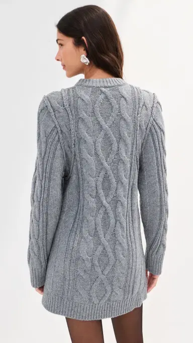 LE BOP Carrington ini Dress Heather Grey | Thumbnail 4 LE BOP Carrington ini Dress Heather Grey | Thumbnail 4