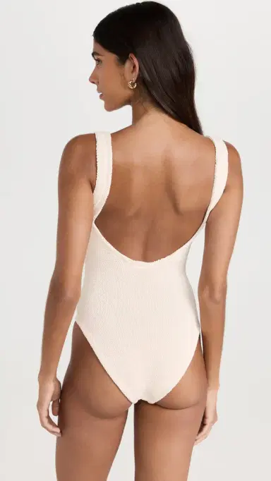 Hunza G Domino Swim One Piece Blush One Size | Thumbnail 3 Hunza G Domino Swim One Piece Blush One Size | Thumbnail 3