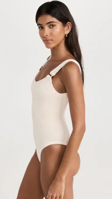 Hunza G Domino Swim One Piece Blush One Size | Thumbnail 4 Hunza G Domino Swim One Piece Blush One Size | Thumbnail 4