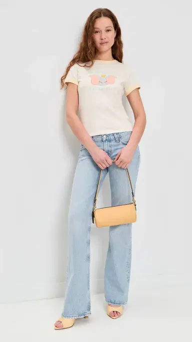 RE/DONE 60s Slim Ringer Dumbo Tee | Thumbnail 5 RE/DONE 60s Slim Ringer Dumbo Tee | Thumbnail 5
