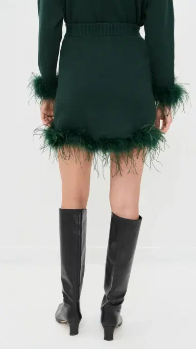 Never Fully Dressed Jake Knit Pencil kirt Green | Thumbnail 4 Never Fully Dressed Jake Knit Pencil kirt Green | Thumbnail 4