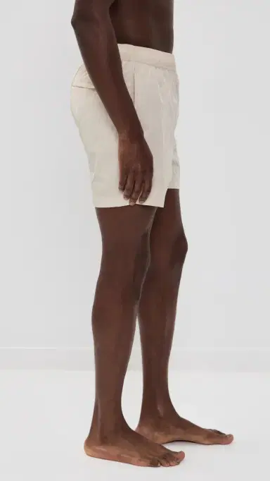 Onia Nylon Crinkle Swim Trunks 5 Stone L | Thumbnail 4 Onia Nylon Crinkle Swim Trunks 5 Stone L | Thumbnail 4