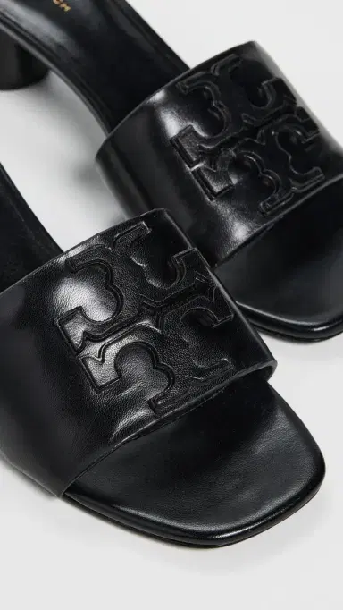 Tory Burch Ines Mule Sandals 55mm Perfect Black | Thumbnail 6 Tory Burch Ines Mule Sandals 55mm Perfect Black | Thumbnail 6