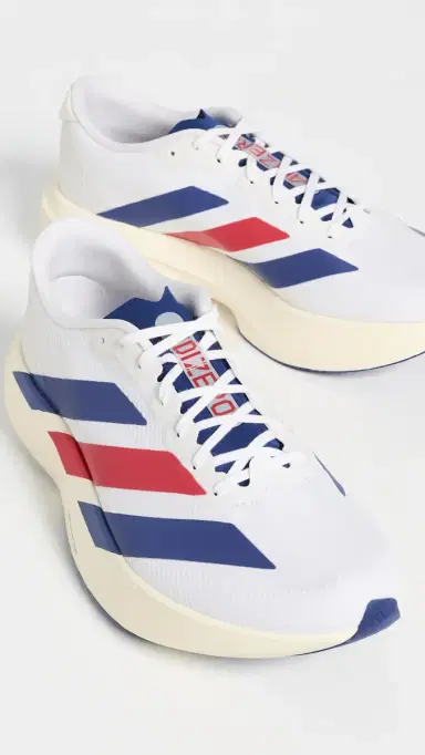 adidas Adizero EVO SL Shoes White/Mystery Ink/Pure Ruby | Thumbnail 4 adidas Adizero EVO SL Shoes White/Mystery Ink/Pure Ruby | Thumbnail 4