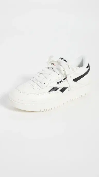 REEBOK Club C Double Sneakers Chalk/Core Black/Chalk 8 | Thumbnail 2 REEBOK Club C Double Sneakers Chalk/Core Black/Chalk 8 | Thumbnail 2