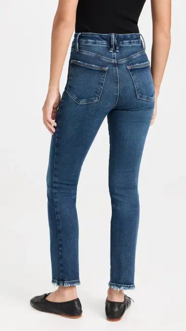GOOD AMERICAN Good Legs Straight Jeans indigo511 | Thumbnail 3 GOOD AMERICAN Good Legs Straight Jeans indigo511 | Thumbnail 3