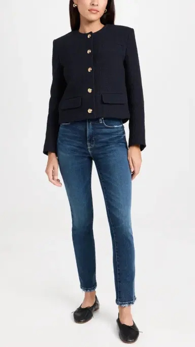 GOOD AMERICAN Good Legs Straight Jeans indigo511 | Thumbnail 5 GOOD AMERICAN Good Legs Straight Jeans indigo511 | Thumbnail 5