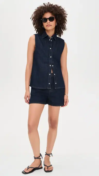 7 For All Mankind Sleeveless Shirt Blossom | Thumbnail 5 7 For All Mankind Sleeveless Shirt Blossom | Thumbnail 5