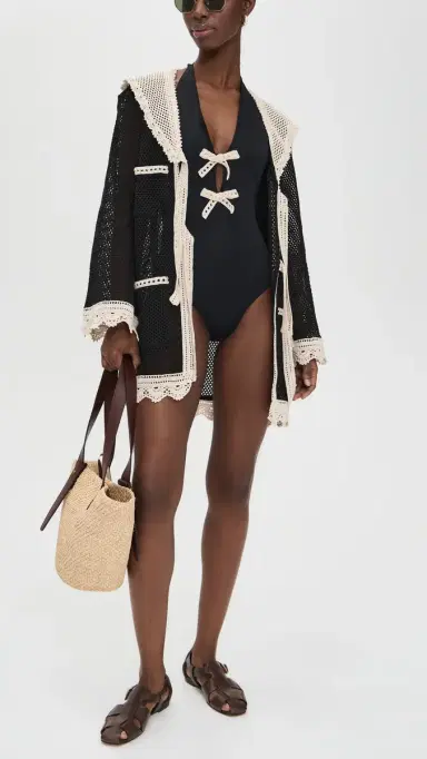 Sea Kendall Crochet Cover Up Multi S/M | Thumbnail 5 Sea Kendall Crochet Cover Up Multi S/M | Thumbnail 5