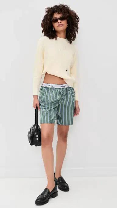 Hommegirls Waffle Knit Pullover Cream | Thumbnail 5 Hommegirls Waffle Knit Pullover Cream | Thumbnail 5