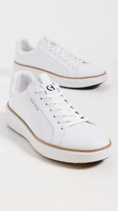 Cole Haan Grandpro Topspin Golf Shoes White/Natural | Thumbnail 4 Cole Haan Grandpro Topspin Golf Shoes White/Natural | Thumbnail 4