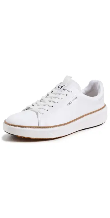 Cole Haan Grandpro Topspin Golf Shoes White/Natural | Thumbnail 1 Cole Haan Grandpro Topspin Golf Shoes White/Natural | Thumbnail 1