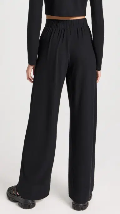LESET Lauren Pleated Pocket Pants Black | Thumbnail 3 LESET Lauren Pleated Pocket Pants Black | Thumbnail 3