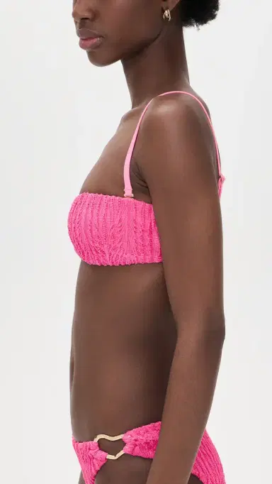 Peixoto Talia Bikini Top Pink Weave L | Thumbnail 4 Peixoto Talia Bikini Top Pink Weave L | Thumbnail 4