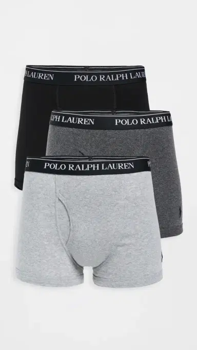 Polo Ralph Lauren Underwear Classic Fit Cotton Trunks 3 Pack Andover/Madison/Polo Black S | Thumbnail 2 Polo Ralph Lauren Underwear Classic Fit Cotton Trunks 3 Pack Andover/Madison/Polo Black S | Thumbnail 2