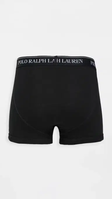 Polo Ralph Lauren Underwear Classic Fit Cotton Trunks 3 Pack Andover/Madison/Polo Black S | Thumbnail 4 Polo Ralph Lauren Underwear Classic Fit Cotton Trunks 3 Pack Andover/Madison/Polo Black S | Thumbnail 4