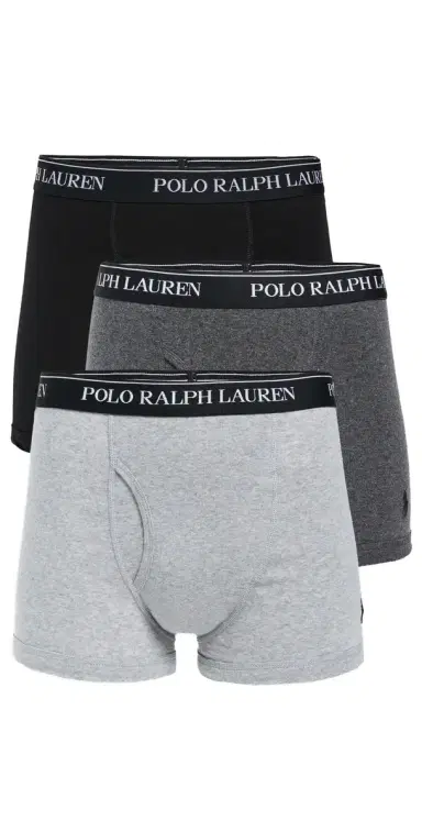 Polo Ralph Lauren Underwear Classic Fit Cotton Trunks 3 Pack Andover/Madison/Polo Black S | Thumbnail 1 Polo Ralph Lauren Underwear Classic Fit Cotton Trunks 3 Pack Andover/Madison/Polo Black S | Thumbnail 1