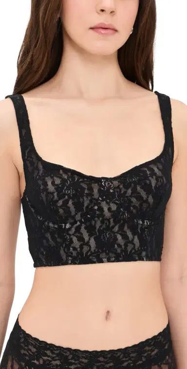 Hanky Panky Underwire Cropped Camisole Black L | Thumbnail 1 Hanky Panky Underwire Cropped Camisole Black L | Thumbnail 1