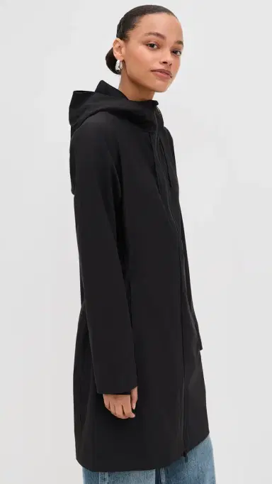 Rains Suva Hardshell ong Jacket Black | Thumbnail 4 Rains Suva Hardshell ong Jacket Black | Thumbnail 4