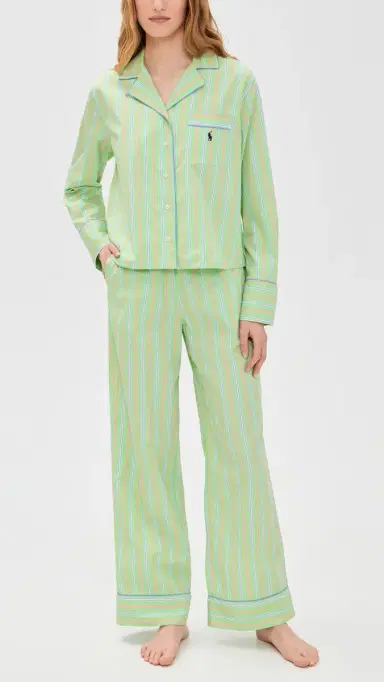 Polo Ralph Lauren Pajama Set Sunday Stripe | Thumbnail 2 Polo Ralph Lauren Pajama Set Sunday Stripe | Thumbnail 2