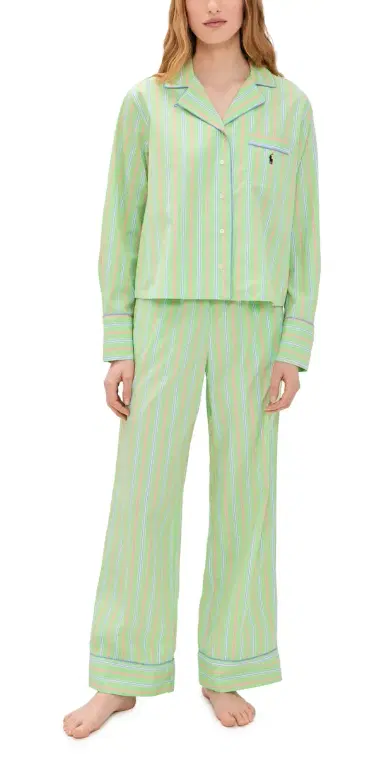 Polo Ralph Lauren Pajama Set Sunday Stripe | Thumbnail 1 Polo Ralph Lauren Pajama Set Sunday Stripe | Thumbnail 1