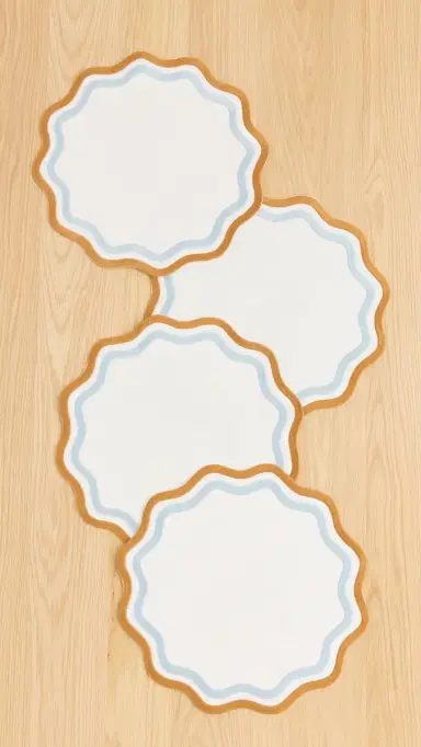 Misette Set of 4 Linen Embroidered Place Mats | Thumbnail 5 Misette Set of 4 Linen Embroidered Place Mats | Thumbnail 5