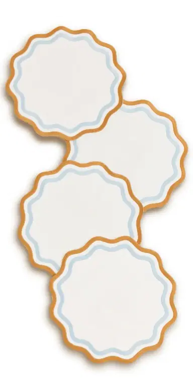 Misette Set of 4 Linen Embroidered Place Mats | Thumbnail 1 Misette Set of 4 Linen Embroidered Place Mats | Thumbnail 1
