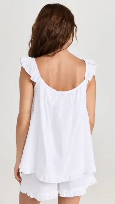 Petite Plume wiss Dots Camisole Short et White | Thumbnail 3 Petite Plume wiss Dots Camisole Short et White | Thumbnail 3